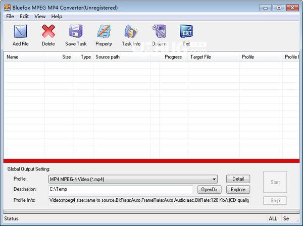 Bluefox MPEG MP4 Converter v3.01免費(fèi)版