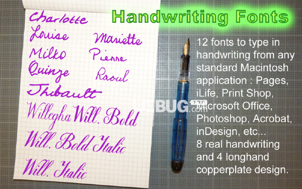 Handwriting Fonts(字體設(shè)計(jì)軟件)v2.00 Mac版【2】