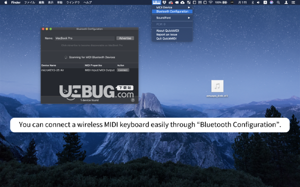 QuickMIDI Mac版