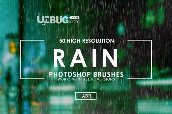 Rain Photoshop Brushes