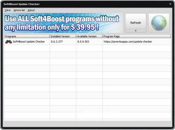 Soft4Boost Update Checker(應(yīng)用程序更新軟件)