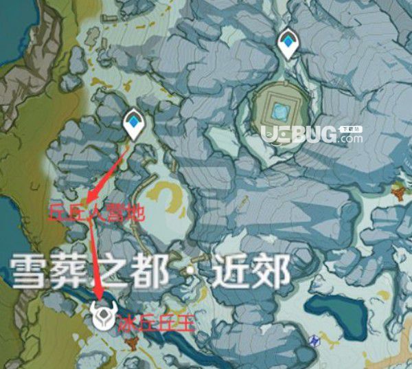 《原神》游戲中龍脊雪山討伐精英怪路線推薦方案