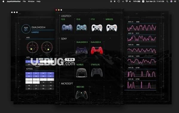 Joystick Monitor for Mac