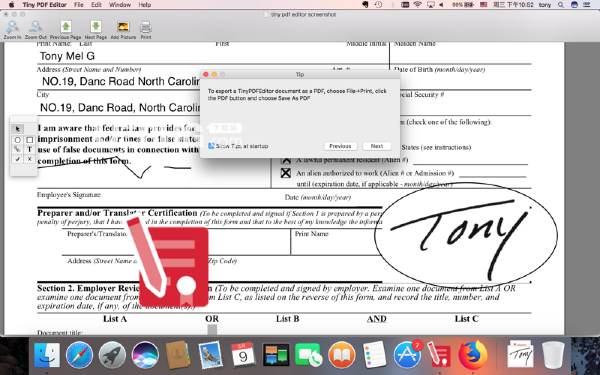 Tiny PDF Editor(PDF簽名軟件)v1.3.6 Mac版【2】
