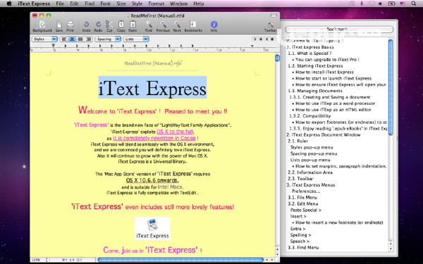 iText Express(文本編輯器)v3.5.1 Mac版【3】