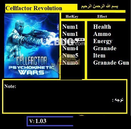 CellFactor Revolution修改器下載