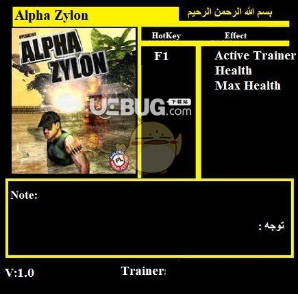 Alpha Zylon修改器下載