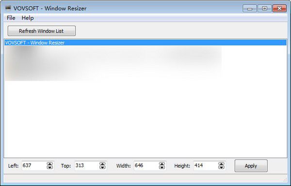 Window Resizer(調(diào)整窗口大小)v1.0免費(fèi)版