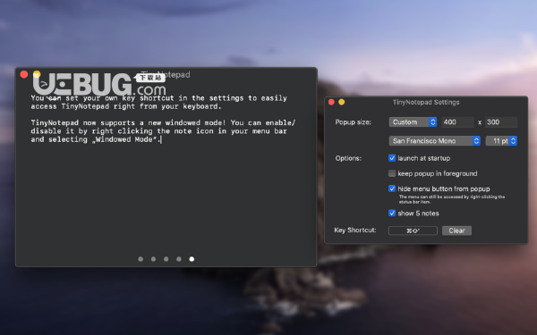 TinyNotepad Mac版