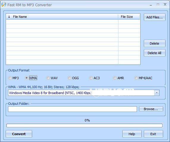 Fast RM to MP3 Converter v4.1免費(fèi)版