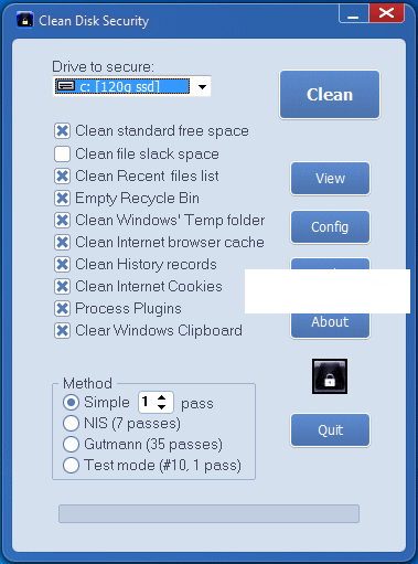 Clean Disk Security破解版