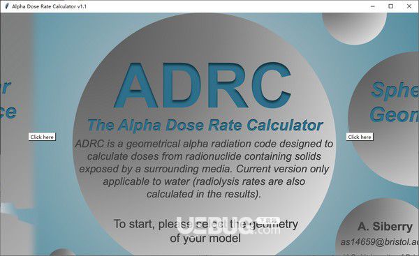 Alpha Dose Rate Calculator(阿爾法輻射計(jì)算)