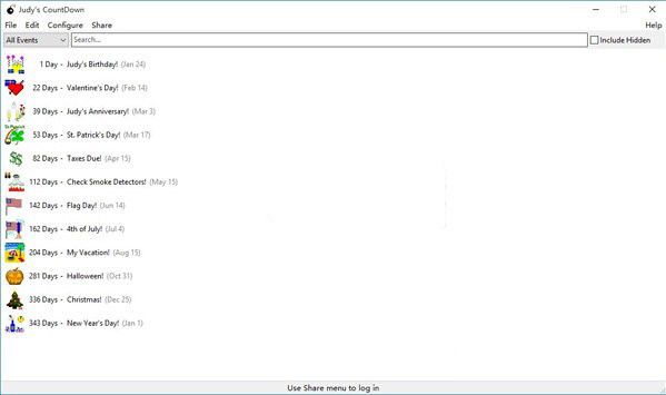 Judys CountDown(多功能日期倒計(jì)時(shí)軟件)
