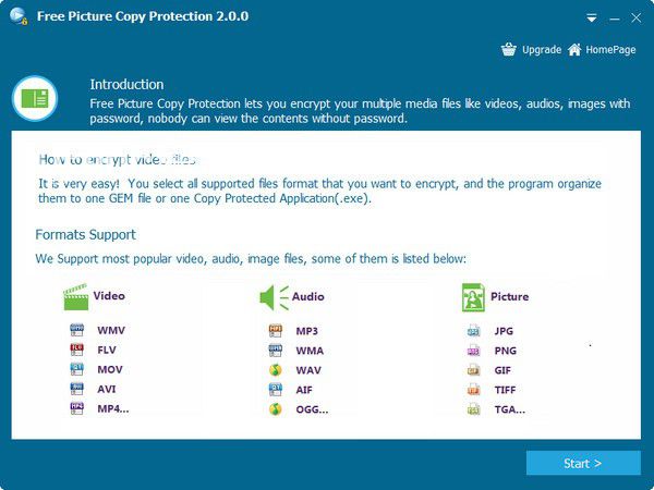 Free Picture Copy Protection v2.0.0免費(fèi)版