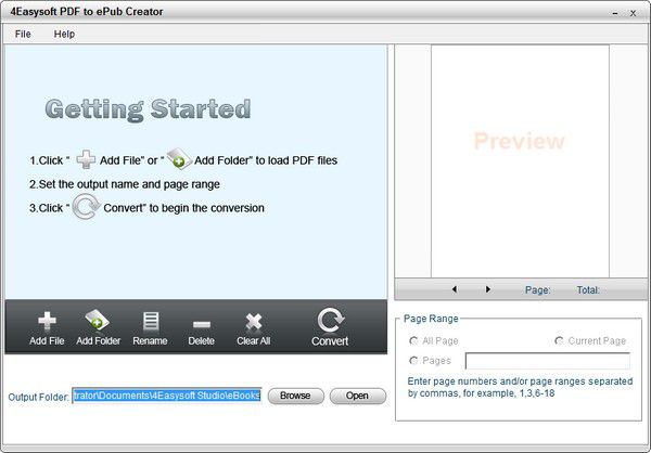 4Easysoft PDF to ePub Creator(PDF轉(zhuǎn)電子書軟件)
