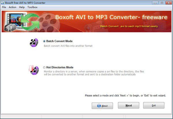 Boxoft free AVI to MP3 Converter v1.0免費(fèi)版【1】