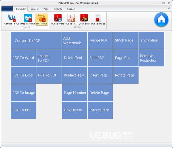 PDFdu PDF Converter(PDF文檔格式轉(zhuǎn)換工具)