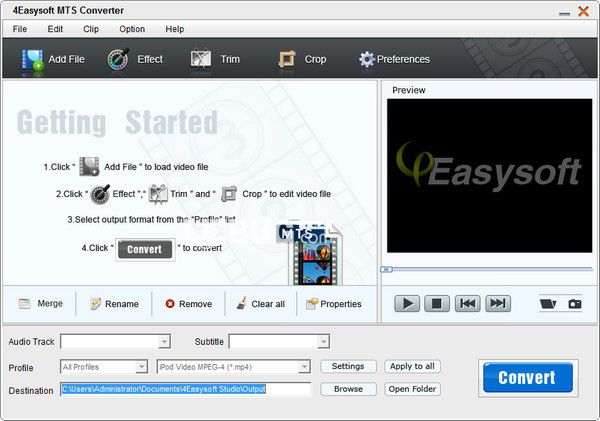 4Easysoft MTS Converter(MTS視頻轉(zhuǎn)換器)v3.2.26免費(fèi)版