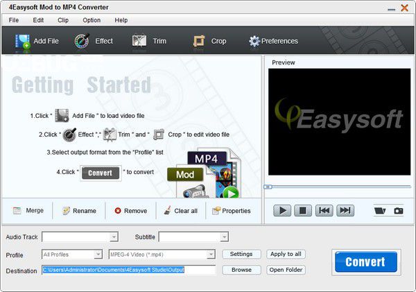 4Easysoft Mod to MP4 Converter v3.2.26免費版