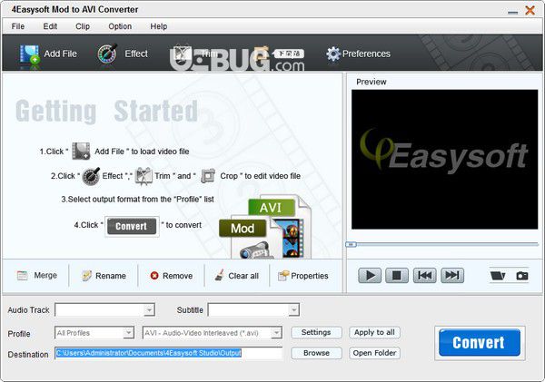 4Easysoft Mod to AVI Converter v3.2.26免費(fèi)版