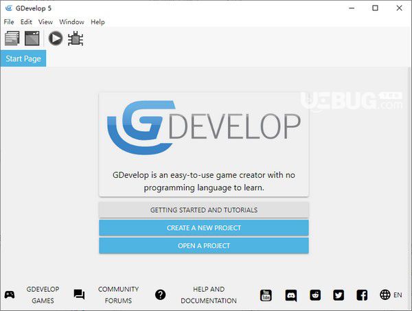 GDevelop(游戲開發(fā)工具)v5.0.0免費版