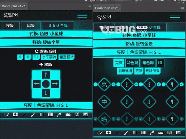 OrionH Plus Panel(PS星空夜景效果插件)