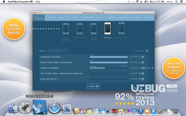 AnyVideo Converter H?D V3.0.1 Mac免費版【3】