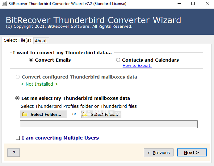 Thunderbird Converter Wizard下載