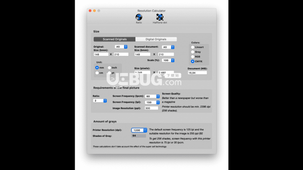 Resolution Calculator Mac版