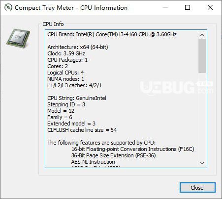 Compact Tray Meter(硬件信息顯示工具)