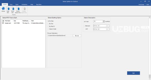 Stellar Splitter for Outlook(數(shù)據(jù)分割工具)