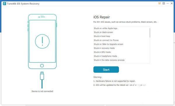 TunesKit iOS System Recovery(IOS系統(tǒng)恢復(fù)軟件)