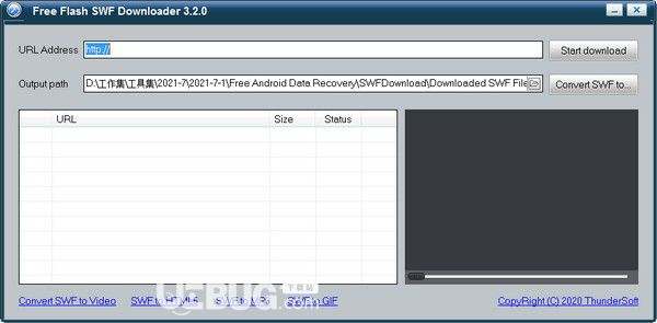 ThunderSoft Free Flash SWF Downloader(SWF文件下載器)
