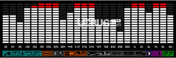 PC Sound Spectrum(電腦實(shí)時(shí)聲音頻譜軟件)