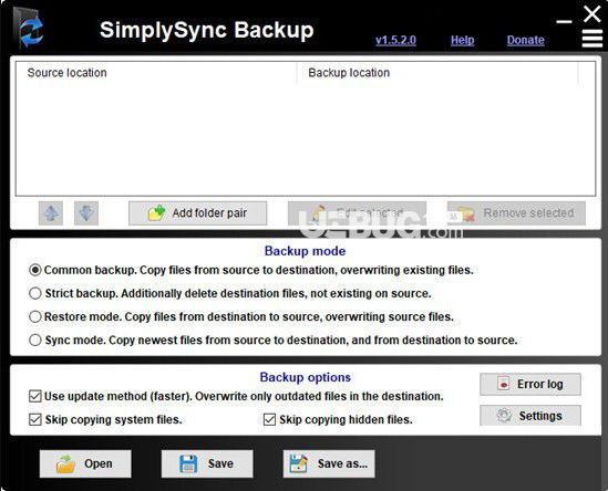 SimplySync Backup