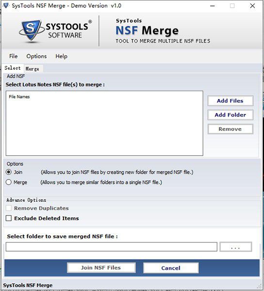 SysTools NSF Merge(文件處理工具)