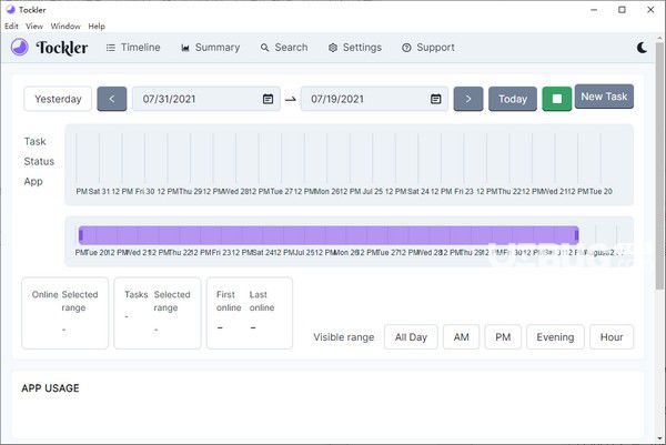 Tockler(電腦程序使用時間記錄)