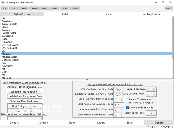 InfoMan(個人信息管理工具)v4.1免費(fèi)版【3】