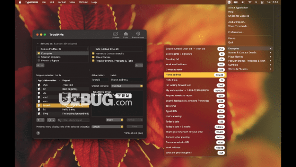TypeIt4Me(快捷輸入工具)v6.3.4 MacOS免費版