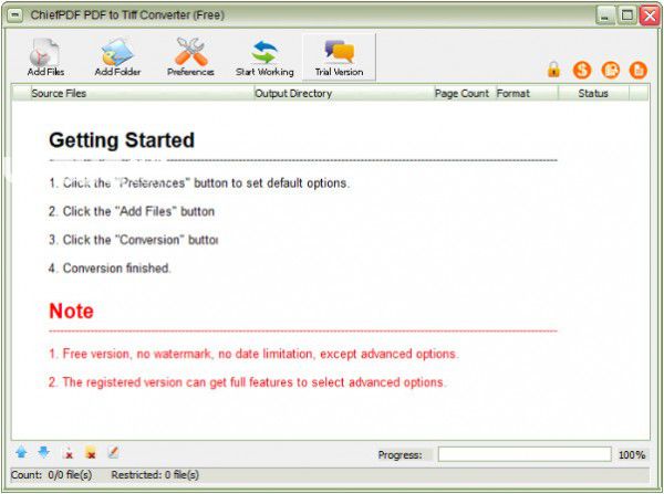 ChiefPDF PDF to Tiff Converter v2.0 免費(fèi)版【2】