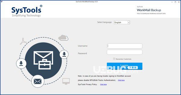 SysTools WorkMail Backup(郵件備份軟件)