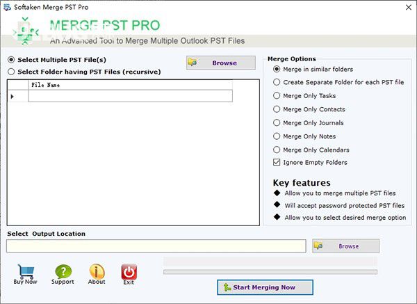 Softaken Merge PST Pro(文件合并工具)