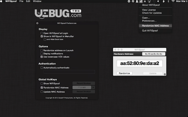 WiFiSpoof(wifi地址修改器)v3.6 MacOS免費(fèi)版【2】