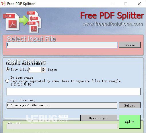 Free PDF Splitter(PDF分割軟件)