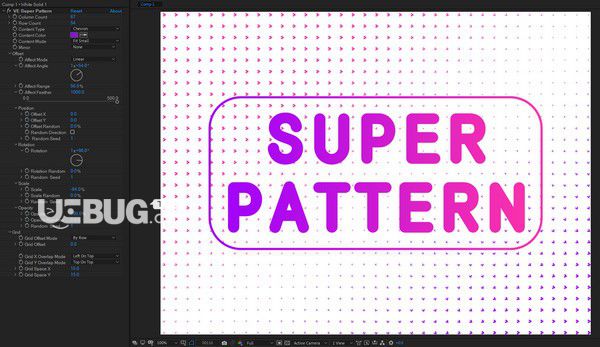 VE Super Pattern(AE制作圖案樣式插件)