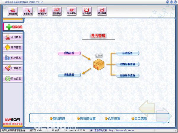 美萍化妝品銷售管理系統(tǒng)