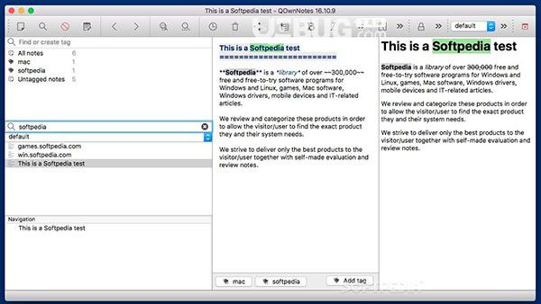 QOwnNotes for Mac