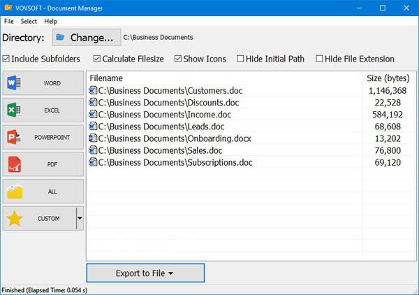 VovSoft Document Manager(文檔管理工具)