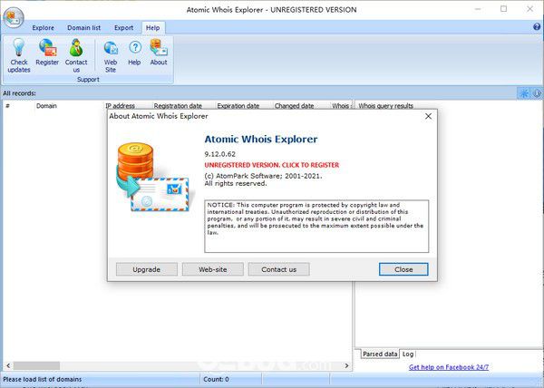 Atomic Whois Explorer(Whois資源管理器)v9.12免費版【2】