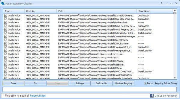 Puran Registry Cleaner(注冊表清理工具)v1.2免費版【2】